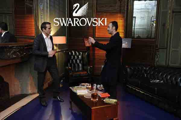 Evento Swarovski a Milano Moda Uomo, Palazzo Clerici.