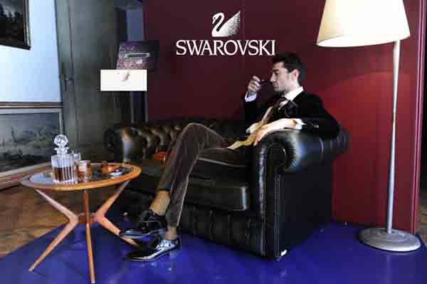 Evento Swarovski a Milano Moda Uomo, Palazzo Clerici.