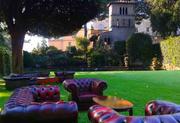 noleggio Chesterfield Matrimonio Americano - Roma - Villa Aurelia