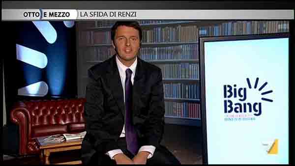 Allestimento per evento Big Bang Matteo Renzi - Firenze, Stazione Leopolda