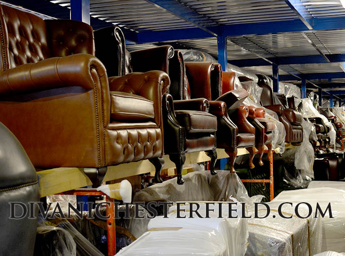 poltrone chesterfield vintage originali inglesi